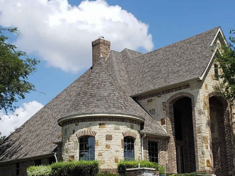 This is a residential roofing contractor project from Texas Builders Inc. in Hurst Texas and shows a full home remodeling service.