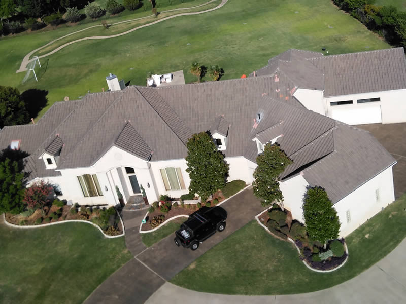 This is a residential roofing contractor project from Texas Builders Inc. in Benbrook Texas and shows a full home remodeling service.