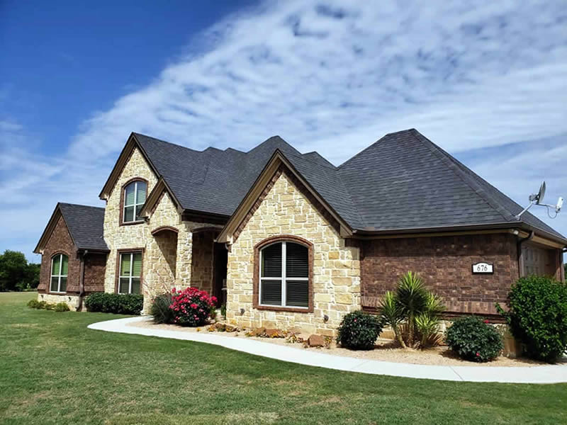 This is a roofing contractor project from Texas Builders Inc. in Fort Worth Texas and shows a full home remodeling service.