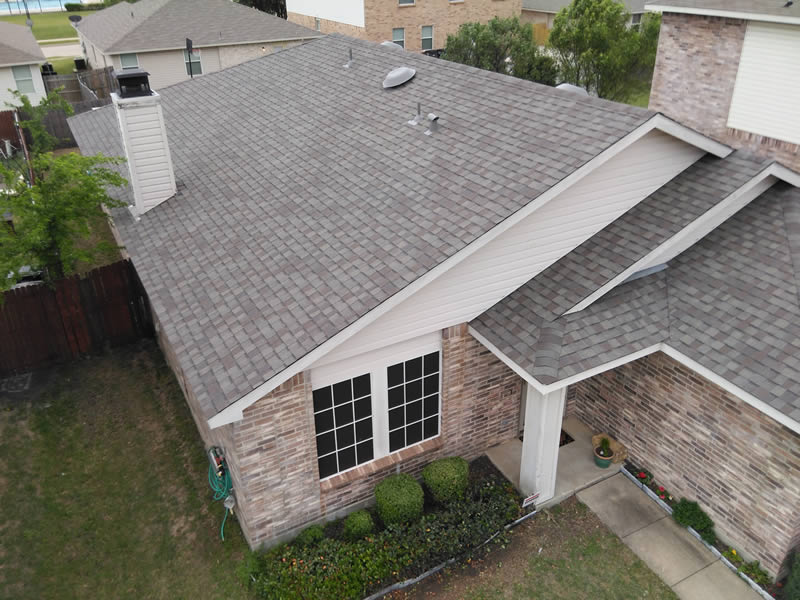 This is a roofing contractor project from Texas Builders Inc. in Fort Worth Texas and shows a full home remodeling service.