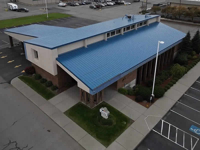 This is a commercial roofing contractor project from Texas Builders Inc.