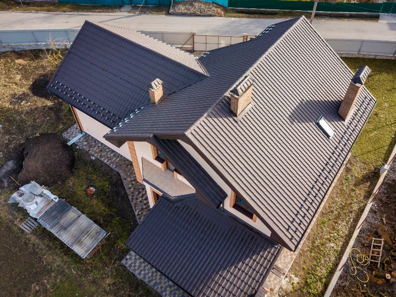 This is a commercial roofing contractor project from Texas Builders Inc.